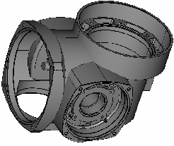 鋁合金精密零件cnc加工3D圖檔