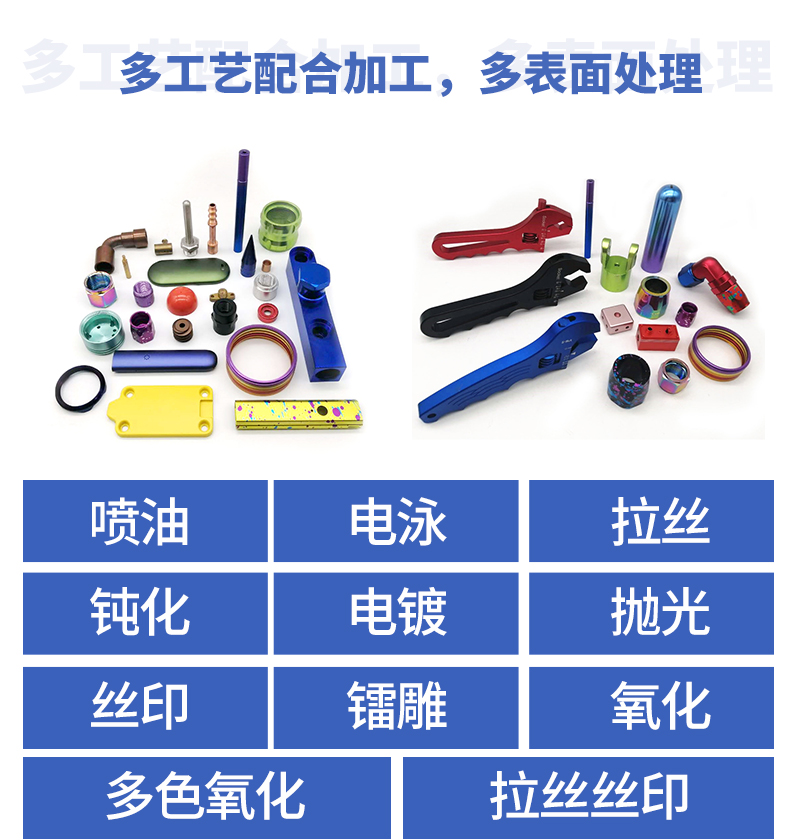 車(chē)把增高器零件cnc加工表面效果